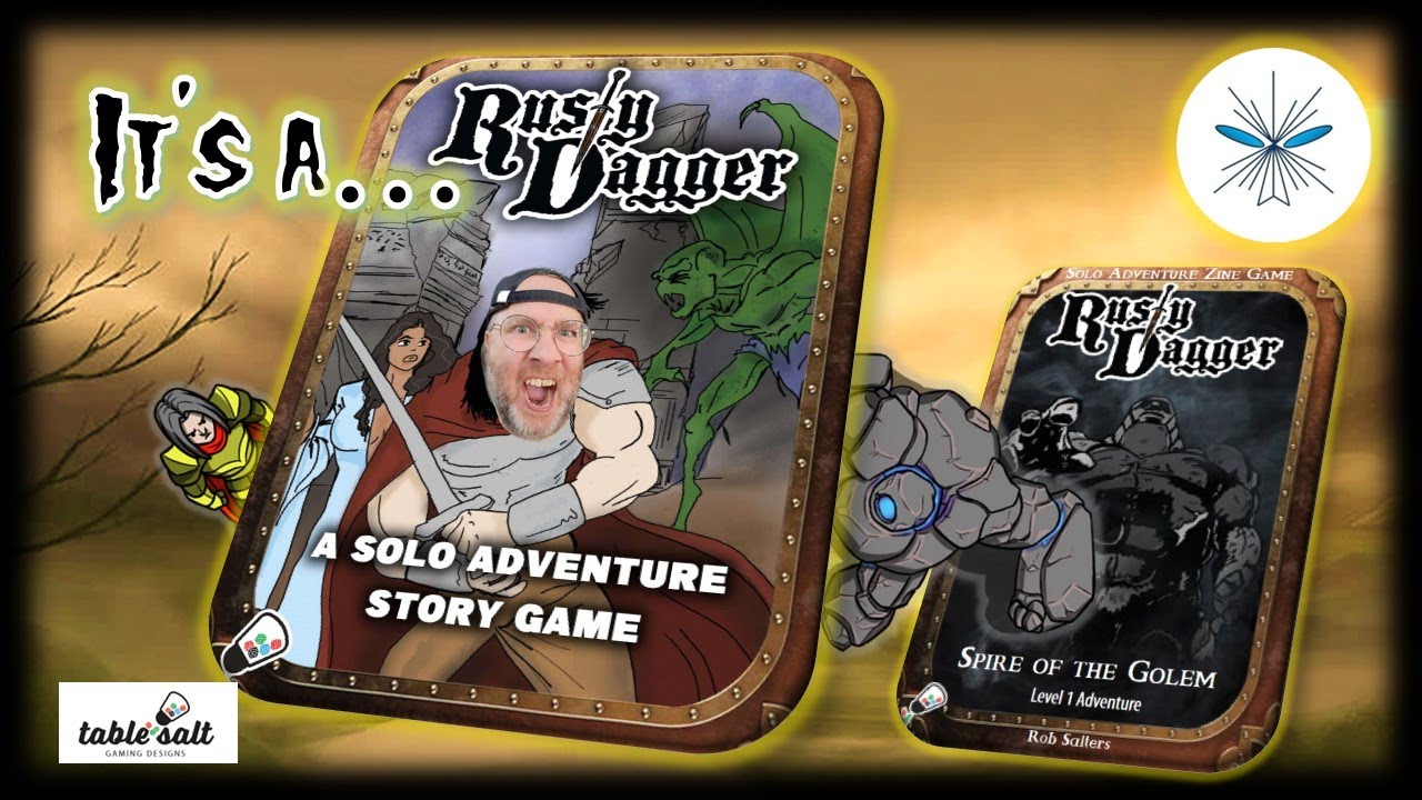 Rusty Dagger Intro, Components, Setup, Character Creation YouTube