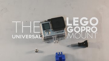 3D Printed Lego Universal Gopro Mount!