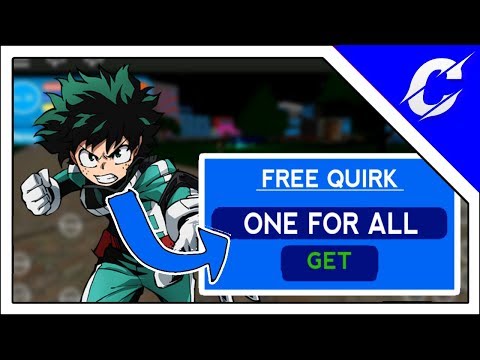 Free Quirk Codes One For All Boku No Roblox Remastered Youtube - boku no roblox free quirks