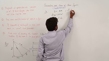 Class 9th I Maths I ICSE I Chapter 20 | Mensuration I Perimeter And Area of Plane Figures I L312