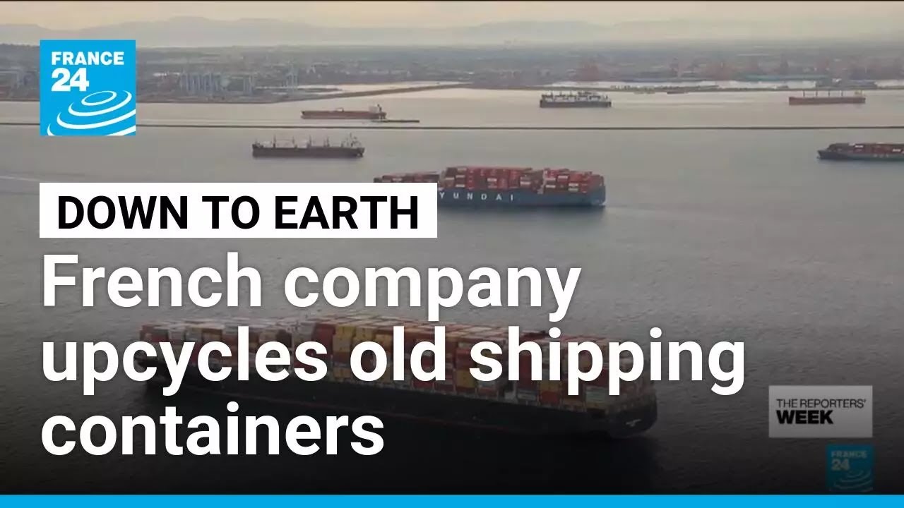 French company upcycles old shipping containers • FRANCE 24 English