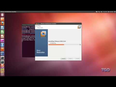 How to install VMware Workstation 9 on Ubuntu 12.04