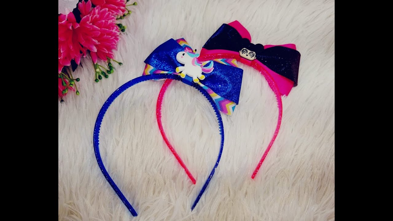 Laço em pé lateral na tiara - PAP by Thaís Helena