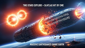 Two Stars Explode + 3I ATLAS Hit by CME  Massive Earthquakes Shake Earth  | Science for Sleep