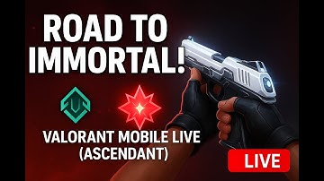 🚀 Road to Immortal! | Valorant Mobile Live Ranked (Ascendant) #valorant #valorantmobile