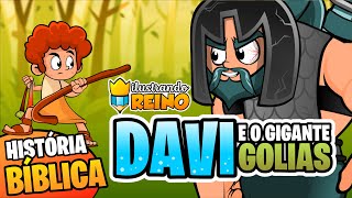 Davi e Golias - História Bíblica Infantil - Velho Testamento Bíblia - IR