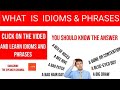 speak english fluently| अंग्रेजी बोलना सीखें#Learn english step by step #english #idioms &amp; phrase