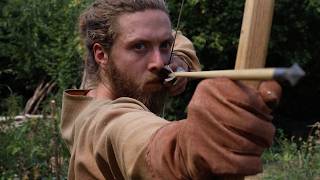 Making Medieval Arrows to Defend My Anglo-Saxon Farmstead | Germanic Nydam Style Archery
