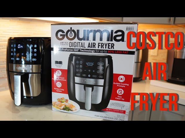 Gourmia 6-Quart Digital Air Fryer with Guided Cooking, Easy Clean