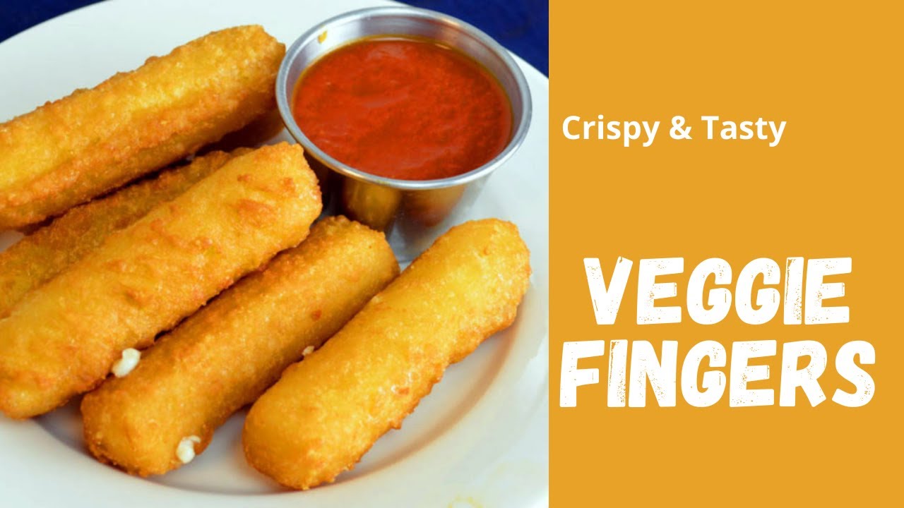 How to make veggie fingers Veggie fingers recipe Crispy veggie