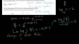 Exponential Model Word Problems: Challenge Problem