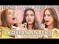 Trying Korean Snacks For The First Time | MUKBANG Eating Show
