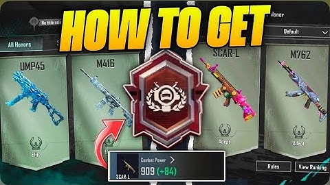 Tricks To Get Combat Power Title In Bgmi | Easiest Combat power Gun Title | #bgmi #pubgmobile 