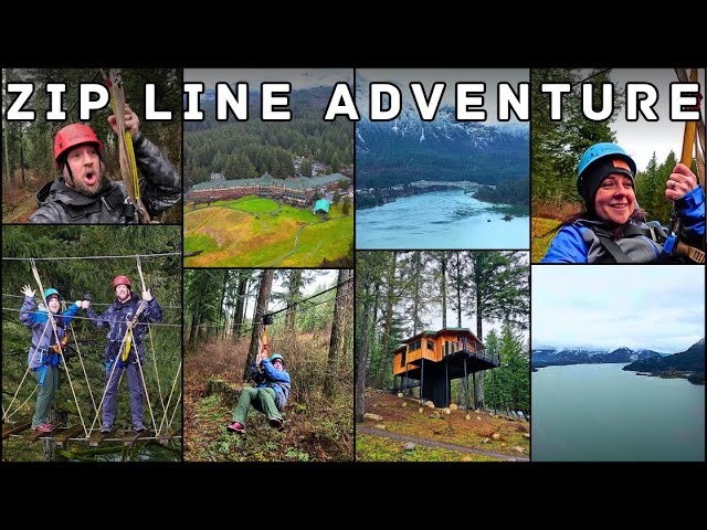 Columbia River Gorge: Zip-line & Tree House Fun at Skamania Lodge
