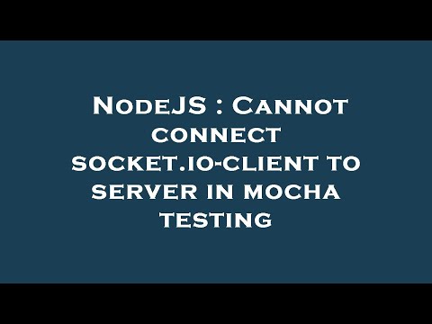 NodeJS : Cannot