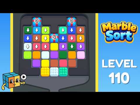 Marble Sort level 110 walkthrough video cover