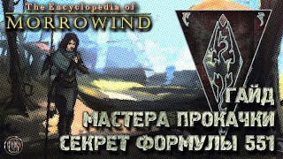 Morrowind 133 Гайд мастера прокачки всех навыков и характеристик Секрет формулы 551