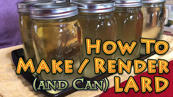 How To Make Lard | How to Render Lard | How to Can Lard - DayDayNews