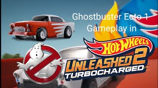HOT WHEELS UNLEASHED™ 2 - Turbocharged Ghostbuster Ecto 1 Gameplay in Backyard Tour