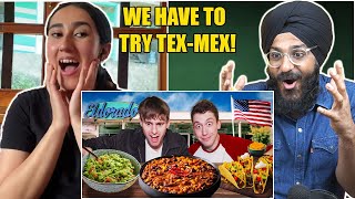 Indians React to Brits Try REAL TexMex for the first time!!