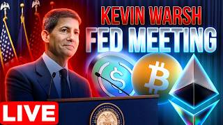 Famous Kevin Warsh First Fed Meeting!🔴LIVE🚨Rate Decision Profile