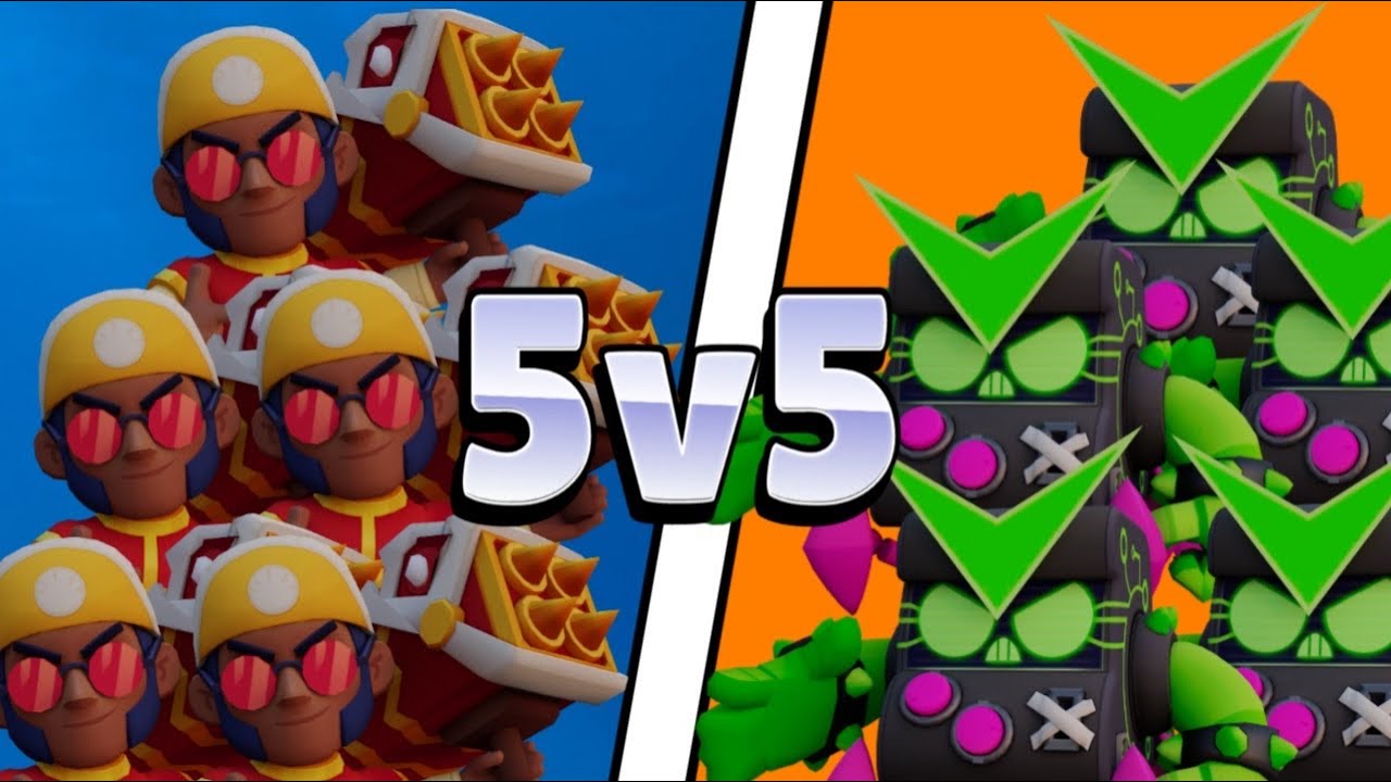 5V5 In Brawl Stars Map Maker...