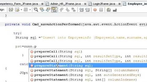 Java prog#14 How to Insert Save data from netbeans java into database Sqlite MySql