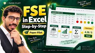 How to Analyze Questionnaire Survey Using Fuzzy Synthetic Evaluation (FSE) in Excel | Full Tutorial