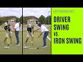 Golf Driver Swing Vs Iron Swing