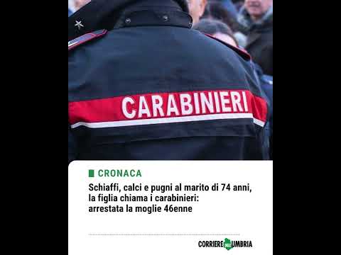 Video Schiaffi, calci e pugni al marito di 74 anni: arrestata la moglie 46enne