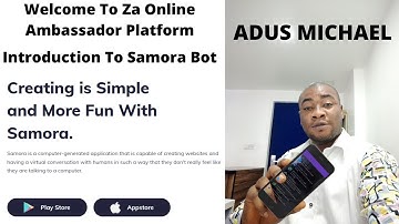 Introduction To Samora Bot - A Powerful Artificial Intelligence Application