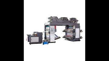 Lisheng 4color stack type flexographic paper printing machine