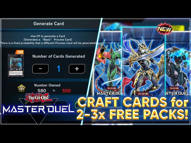 Yu-Gi-Oh! Master Duel | CRAFT THESE CARDS FOR 2-3X FREE SECRET PACKS! But Is It Worth Your SR CP?