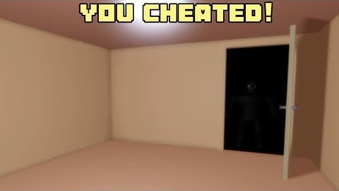 Roblox The Backrooms REDACTED - How to Get You Cheated Ending!
