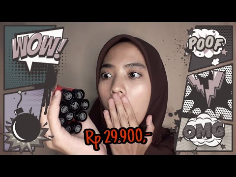 Colourbox Oriflame Lipstick Review & Swatches | Bahasa | Nurul Muthia Sari. 