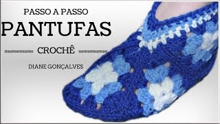 PANTUFA ADULTO EM CROCHÊ/DIANE GONÇALVES