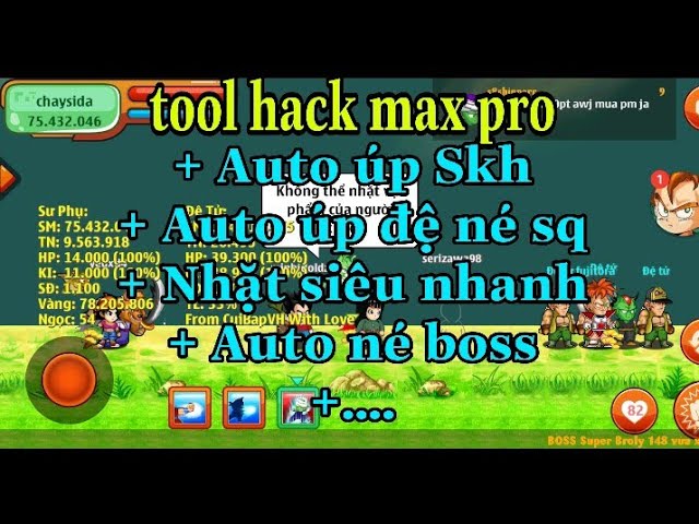 Review tool hack full tính năng | Auto bán đồ, úp set kích hoạt, up đệ né siêu quái, né boss,.... Review tool hack full tính năng | Auto bán đồ, úp set kích hoạt, up đệ né siêu quái, né boss,.... #1