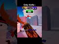 Only Knife In Rivals Is BROKEN 😱 #roblox #rivals #challenge