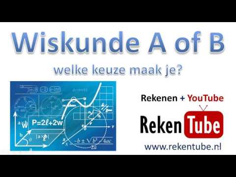 Wiskunde A of wiskunde B kiezen