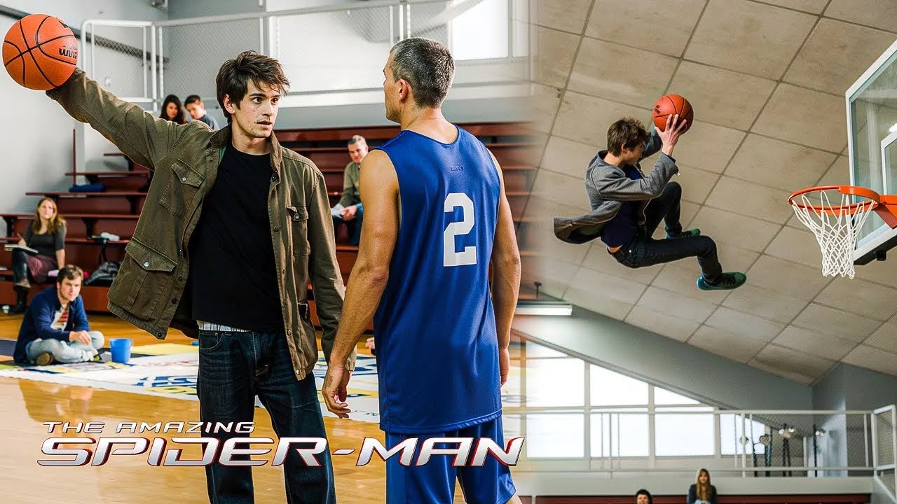 Spider-Man ने Flash को बताया कि Basketball का असली Champion कौन है | Best Movie Scene |