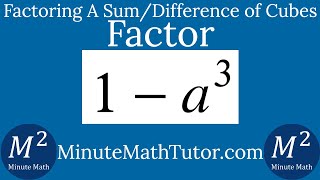 Factor Completely 1-a^3