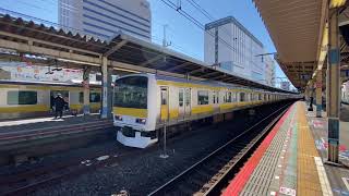 中央総武線E231系500番台船橋駅発車