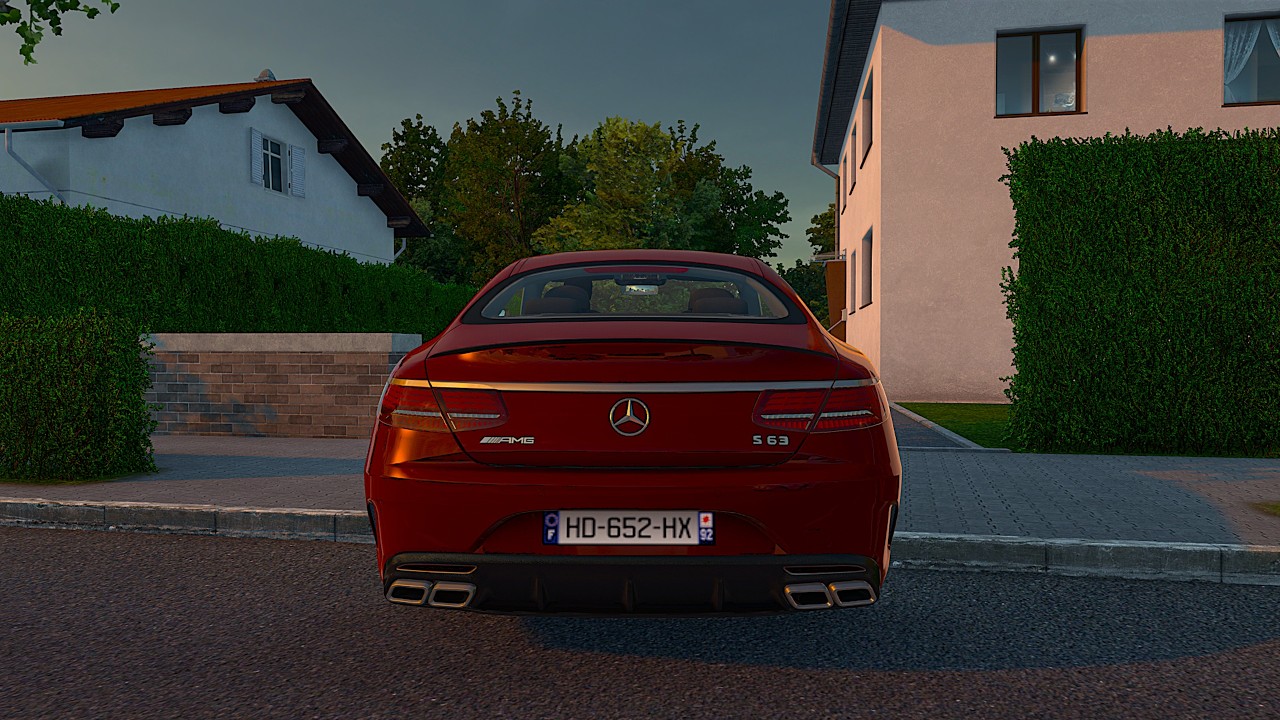 Mercedes-Benz AMG S63 Coupe - Euro Truck Simulator 2 1.57
