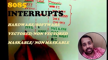 8085 INTERRUPTS