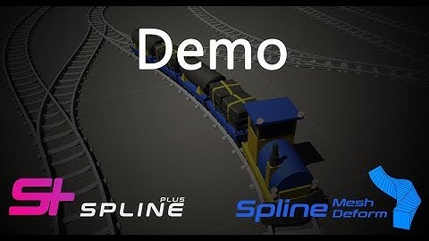 Unity Spline mesh deform and spline plus demo