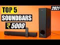Top 5 soundbars 🔥under ₹5000 | Best 5 budget soundbars under ₹5000 on Amazon ||