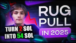 Solana RUG PULL New Method 🚀 How to launch meme coin and earn +20 SOL