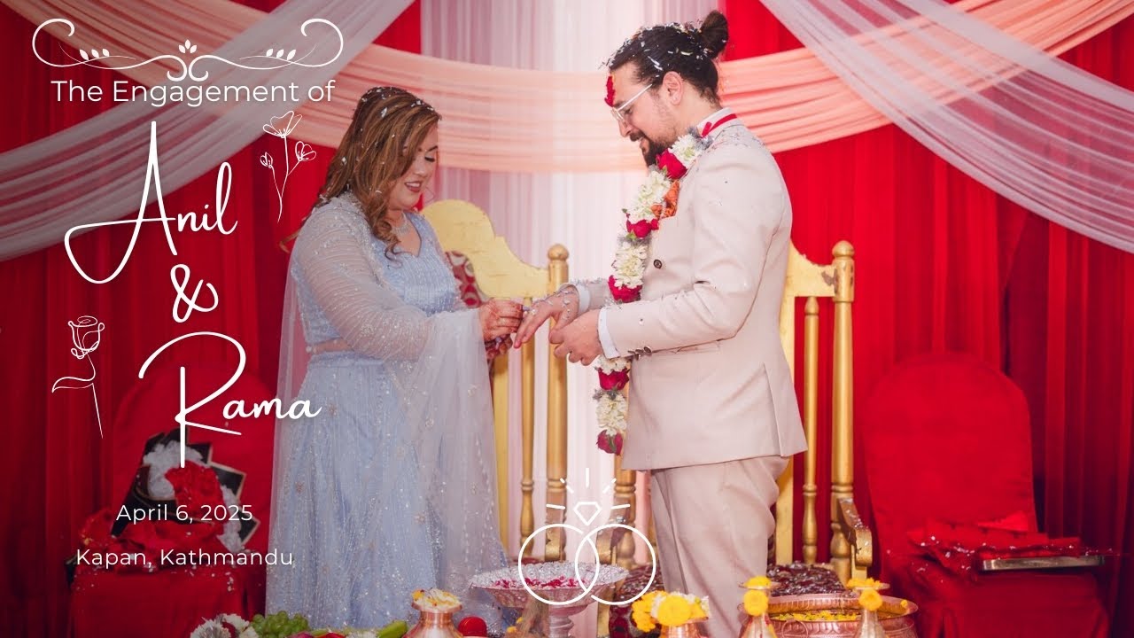 Anil And Rama 💍 || Engagement Ceremony || Nepali Engagement ...