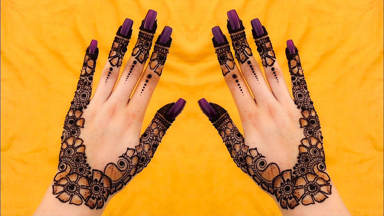 latest Arabic Mehndi Design For Eid 2021| Arabic Mehndi Designs 2021 |Eid Mehndi designs|Hennabysid