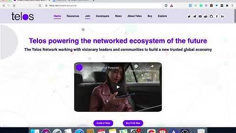 How to create #Telos #TLOS account